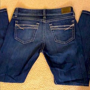 BKE Stella skinny stretch dark wash jeans